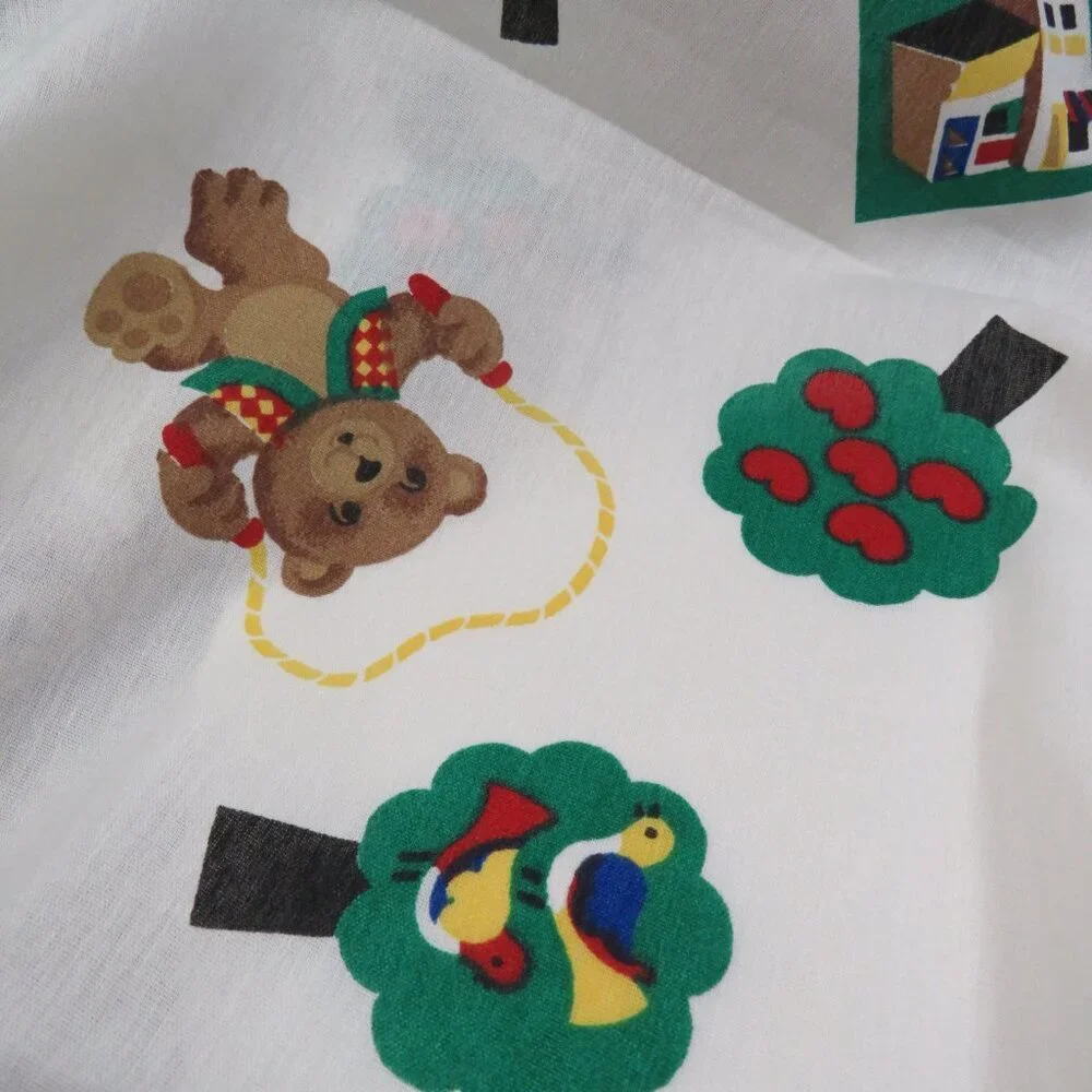 Children's Bear Curtains JCPenny Vintage (2) Panels 64